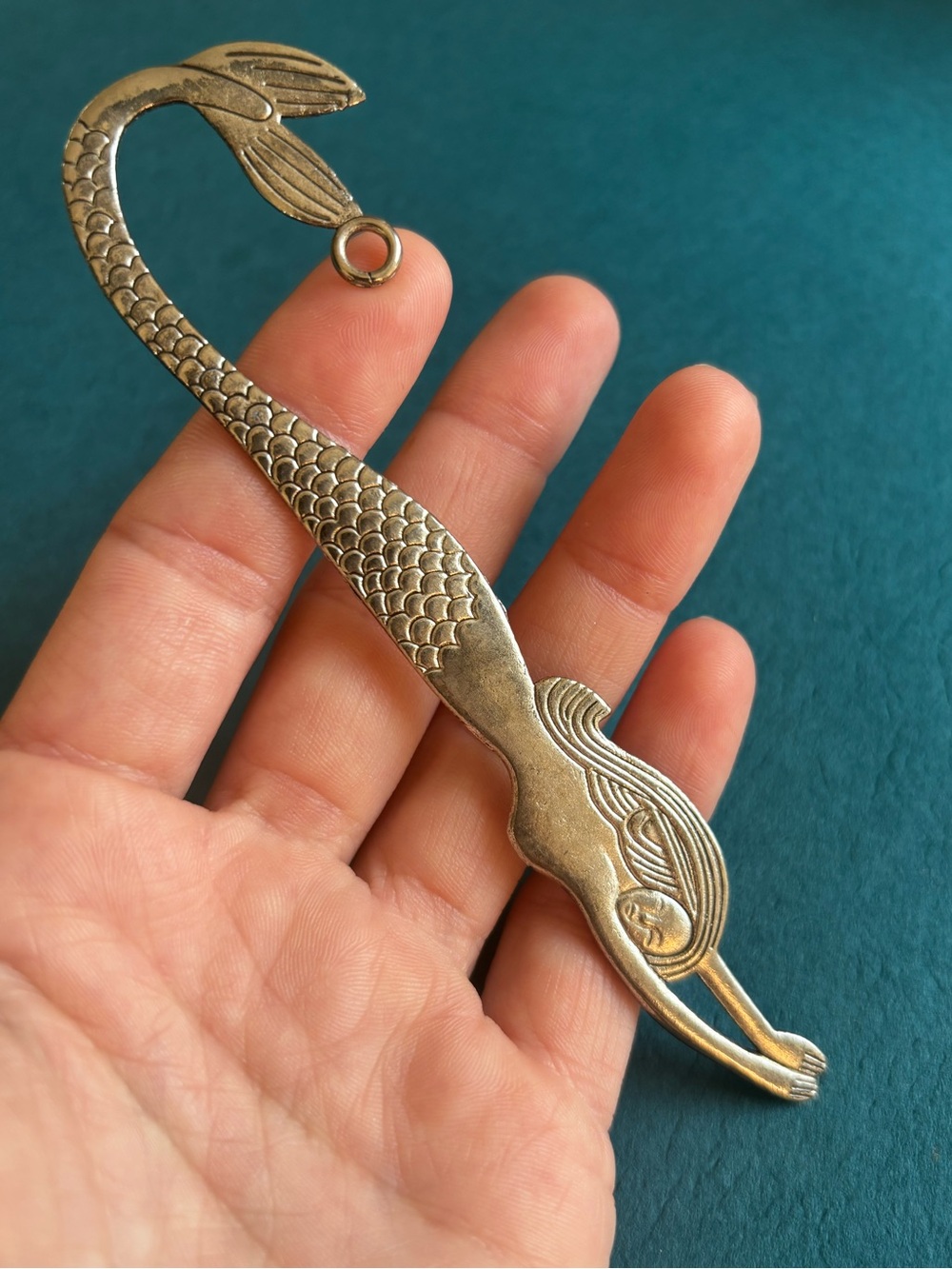 Brass Mermaid Bookmark - Mermaid Design